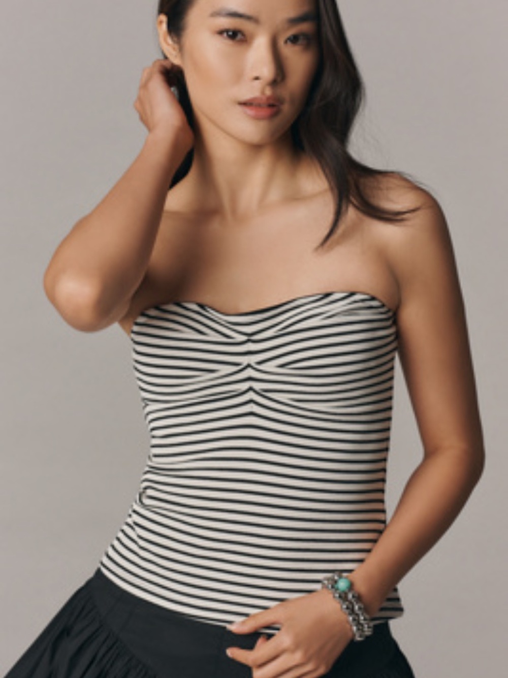 MAEVE Ruched Tube Top